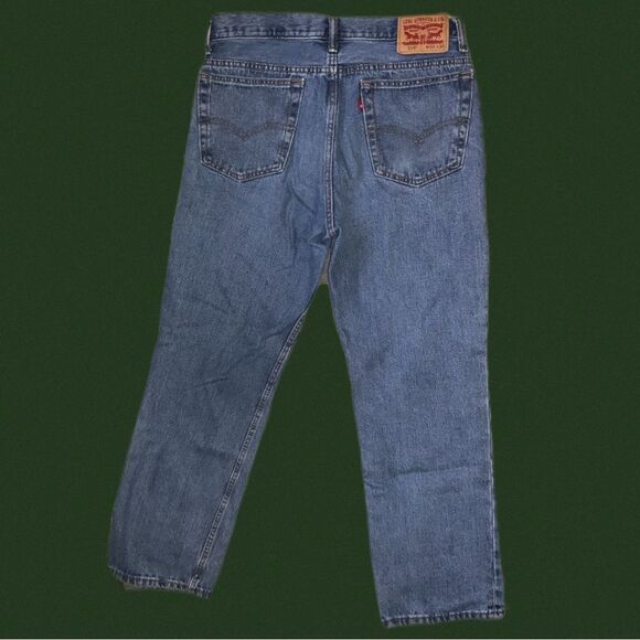 levi 516 34w 30l denim jeans levi strauss levi’s‎ cotton straight leg - Picture 3 of 8